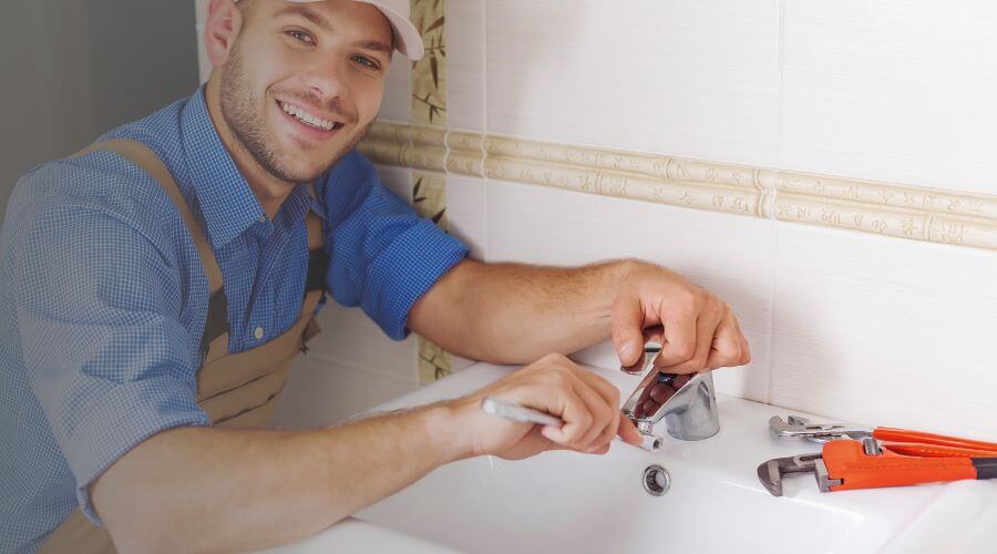 Faucet cartridge replacement in Orleans, IN